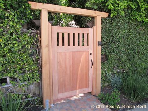 backyard fence door ideas - Lyn Gustafson