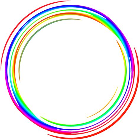 Multicolored Round Border Frame Png Clip Art Image Clip Art Photo | Images and Photos finder