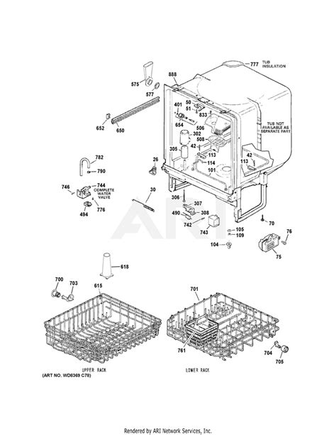 GE GSD3300K55WW Dishwasher | Partswarehouse