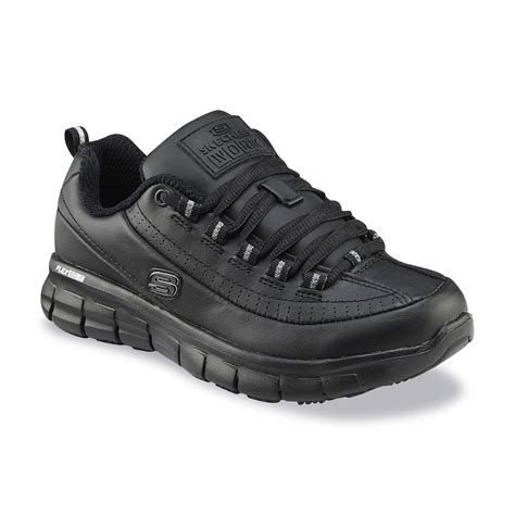 Skechers Work Women's Trickel Black Work Shoe - Wide Width Available