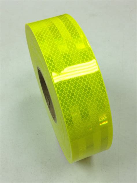 2" x 150' 3M Reflective Tape Fluorescent Yellow Green 75-0301-6183-2 – Safe Way Traction