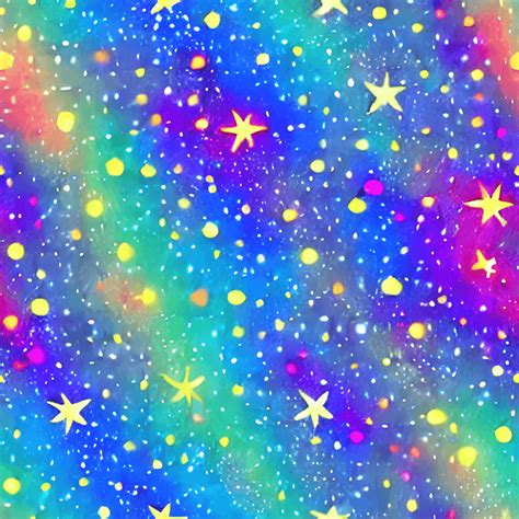 Neon Galaxy Constellation Pattern Painting · Creative Fabrica