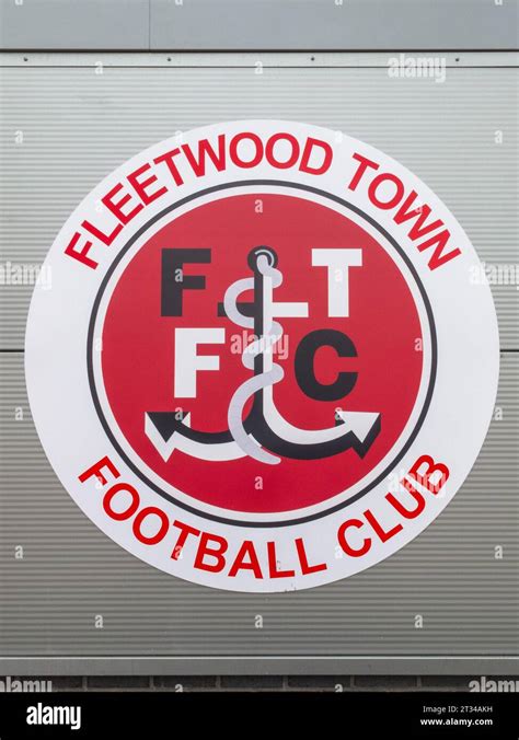 Fleetwood town football club crest Stock Photo - Alamy