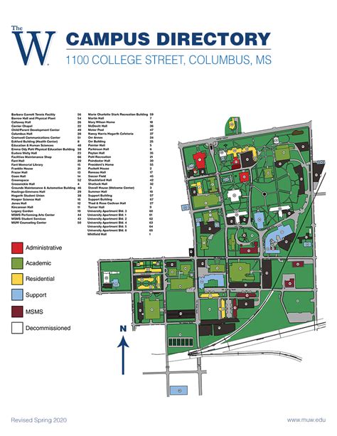 Mississippi State University Campus Map - Maping Resources