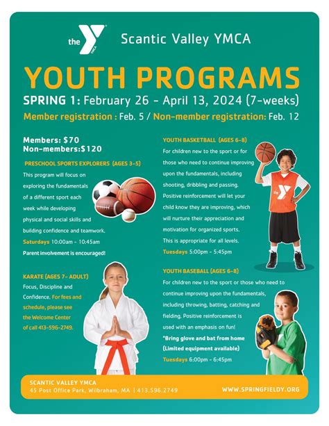 Youth Activities - YMCA of Greater Springfield