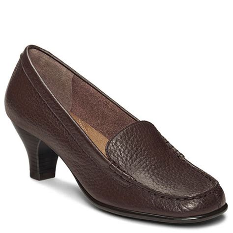 Aerosoles Wise Choice Pumps - Dark Brown Leather | Zapatos mocasines mujer, Zapatos mocasines ...