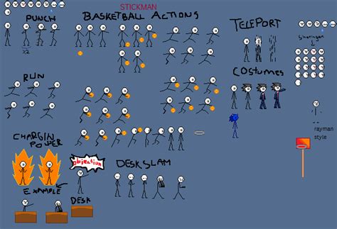 Stickman sprites by MauSSBB on DeviantArt