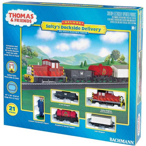 Bachmann Trains Thomas and Friends Salty's Dockside Delivery, HO Scale Ready-to-Run Electric ...