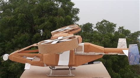 How to make a Cardboard Helicopter | Diy Cardboard Helicopter | A-99 ...