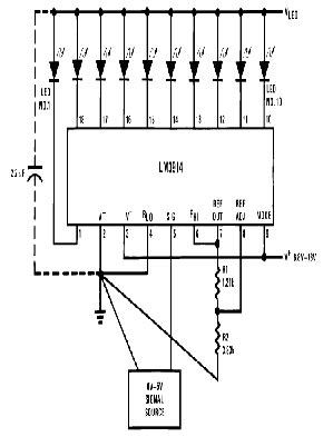 LM3914 circuit diagram | Download Scientific Diagram