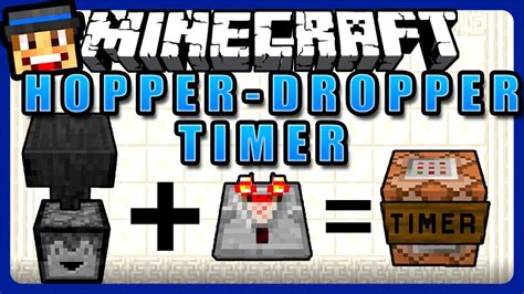 Minecraft Hopper Dropper Command Clock Timer [DE] [HD] - YouTube