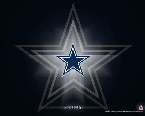 Download Dallas Cowboys Blue Logo Wallpaper | Wallpapers.com