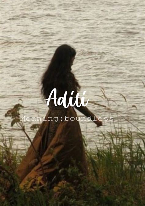 Name meaning- Aditi | Female character names, Names with meaning ...