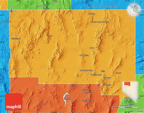 Political Map of Humboldt County