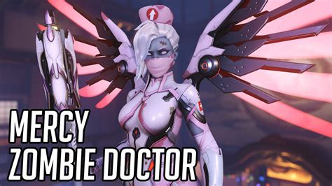 Mercy "Zombie Doctor" Skin Showcase - Overwatch 2 - YouTube