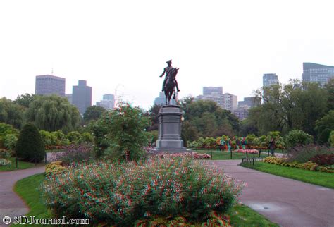 3D photo: Boston - Boston Common park