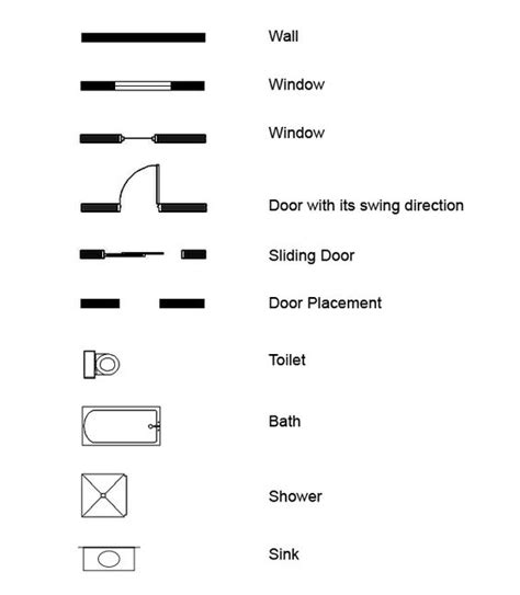 Pin by Tetiana Zakharchenko on Ergonomics | Floor plan symbols ...