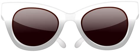 White Sunglasses Transparent Image | Gallery Yopriceville - High ...