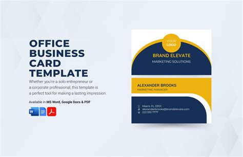 Office Depot Business Card Template in Word, PDF - Download | Template.net