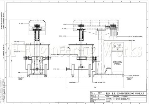 Disperser Assembly GA Drawing