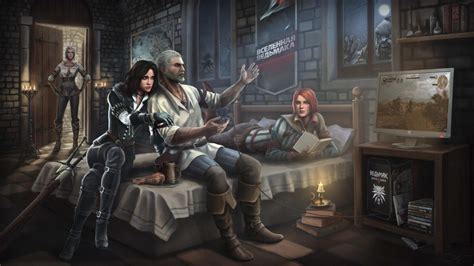 The Witcher 3’s Geralt and Gang Show Us How to Quarantine in Style in ...