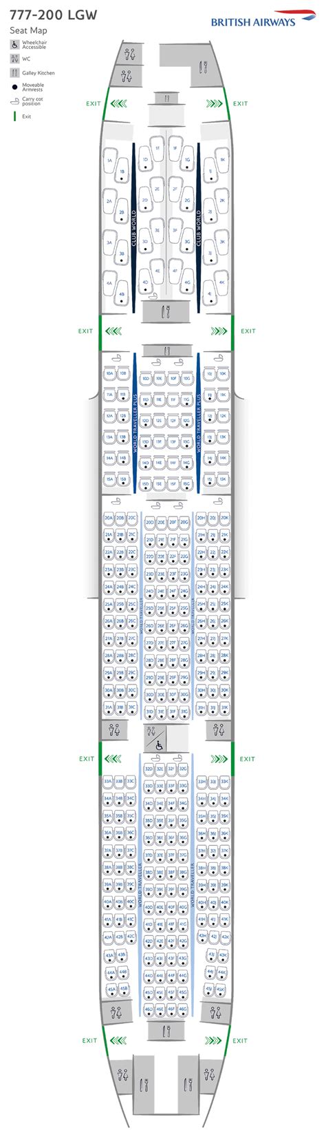 Boeing 777 200 Seat Map British Airways | Bruin Blog