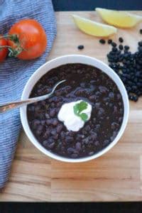Vegan Black Bean Soup (Instant Pot) - Vegan Blueberry