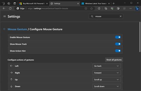 Microsoft Edge 114 mouse gestures feature rolls out on Windows 11 ...