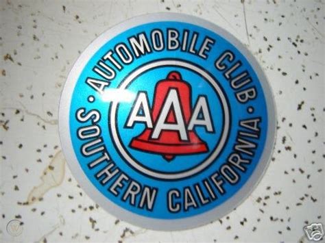 AAA SOUTHERN CALIFORNIA AUTOMOBILE CLUB BUMPER STICKER | #25433921