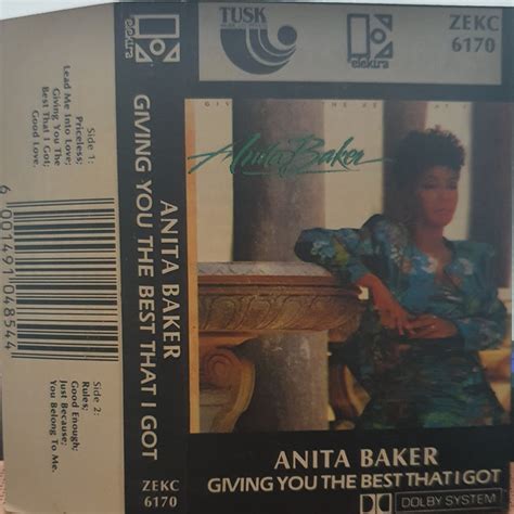 Anita Baker - Giving You The Best That I Got (Cassette) | Discogs