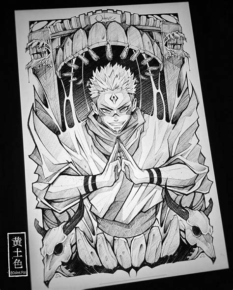 Drawing Sukuna Ryomen (Jujutsu Kaisen) Ar*****@***** | Dibujos ...