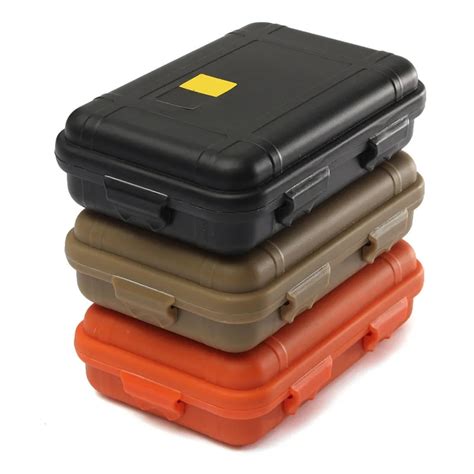 Large/Small Size Outdoor Shockproof Waterproof Airtight Survival Case Container Storage Carry ...