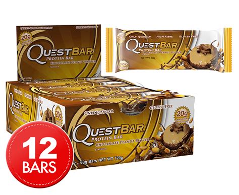 12 x Quest Protein Bars Chocolate Peanut Butter 60g | GroceryRun.com.au