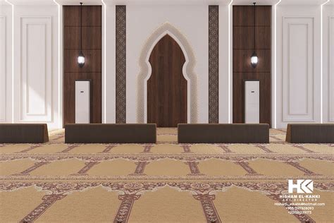 Interior And Exterior Modern Mosque on Behance | Mosque design islamic ...