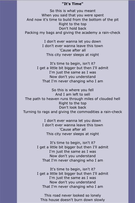 Imagine Dragons Lyrics