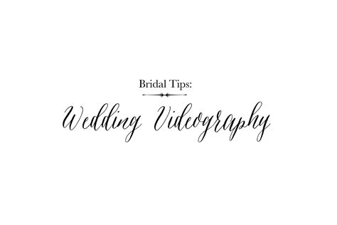 Wedding Videography