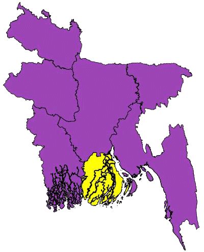 Maps of Bangladesh: Barisal Division