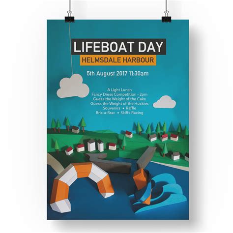 Lifeboat ‘Harbour Day’ Posters - Finlay Designs