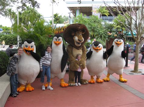 Alex and Penguins from Madagascar - KennythePirate.com