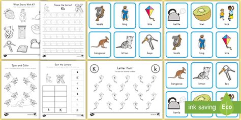 Letter K Activity Pack (Teacher-Made)