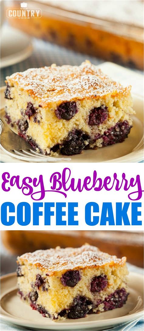 EASY FRESH BLUEBERRY BISCUIT CAKE | Recipe | Bisquick coffee cake ...