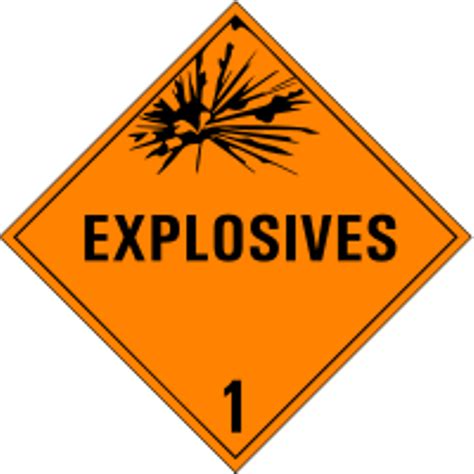 HAZMAT Class 1 Explosives - wikidoc