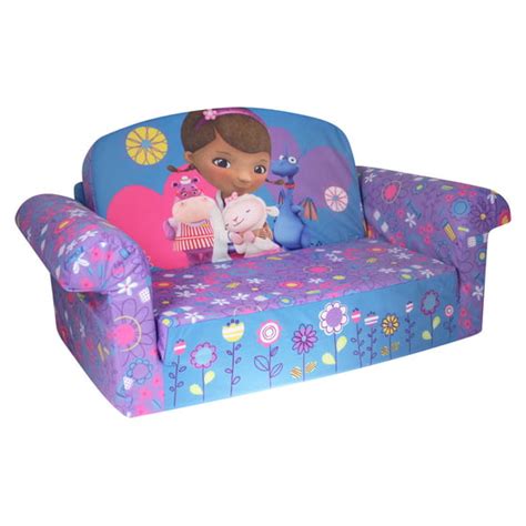 Marshmallow Furniture, Children's 2 in 1 Flip Open Foam Sofa, Disney ...