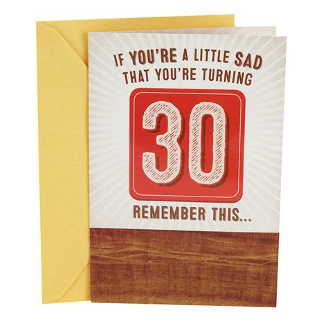 Hallmark 30th Birthday Funny Greeting Card (Have a Beer) - Walmart.com - Walmart.com