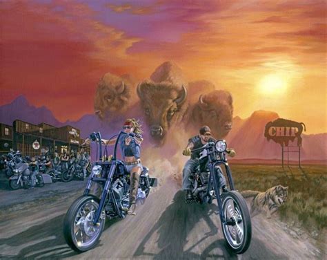 28 Stunning Motorcycle Paintings That Will Make You Proud To Ride ...