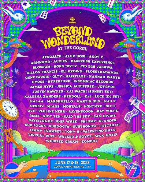 Beyond Wonderland 2024 Gorge Lineup News - Emyle Jackqueline