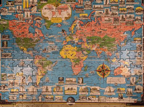 World Wonders A Pictorial Map – Curtis Wright Maps