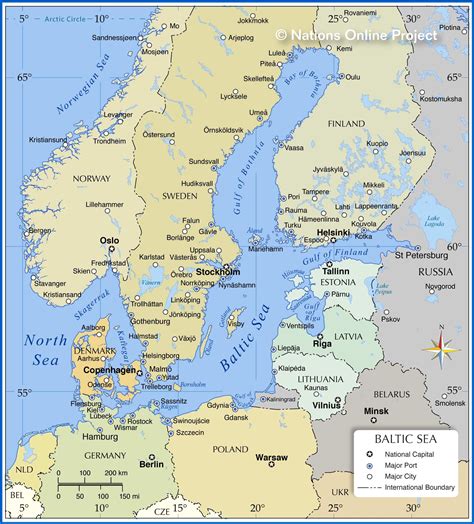 Map of the Baltic Sea Region - Nations Online Project