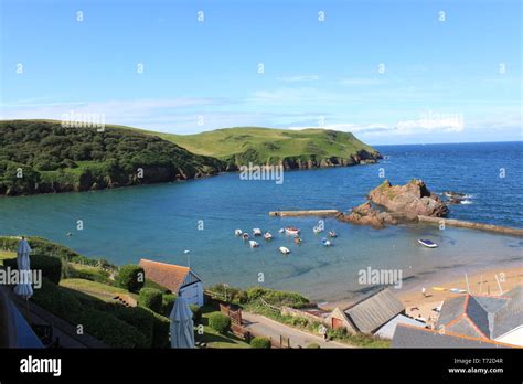 Hope Cove Beach and Harbour, Devon Stock Photo - Alamy