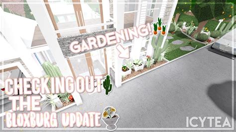 Bloxburg: Garden Update Review (0.7.6) - YouTube